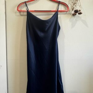 Urban Outfitters Blue Sleeveless Slip Dress